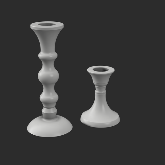 Decorative Candle Stick Holders - 3D Printed
