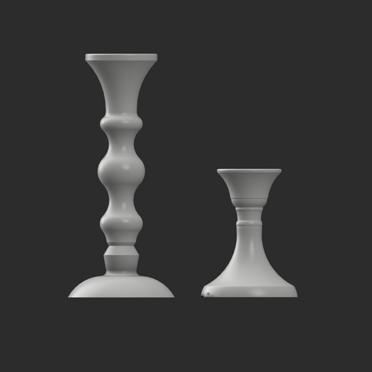 Decorative Candle Stick Holders - 3D Printed