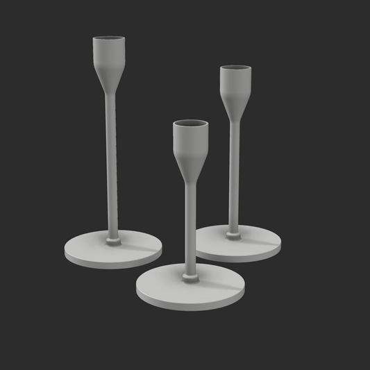 Skinny Candle Stick Holders - 3D Printed