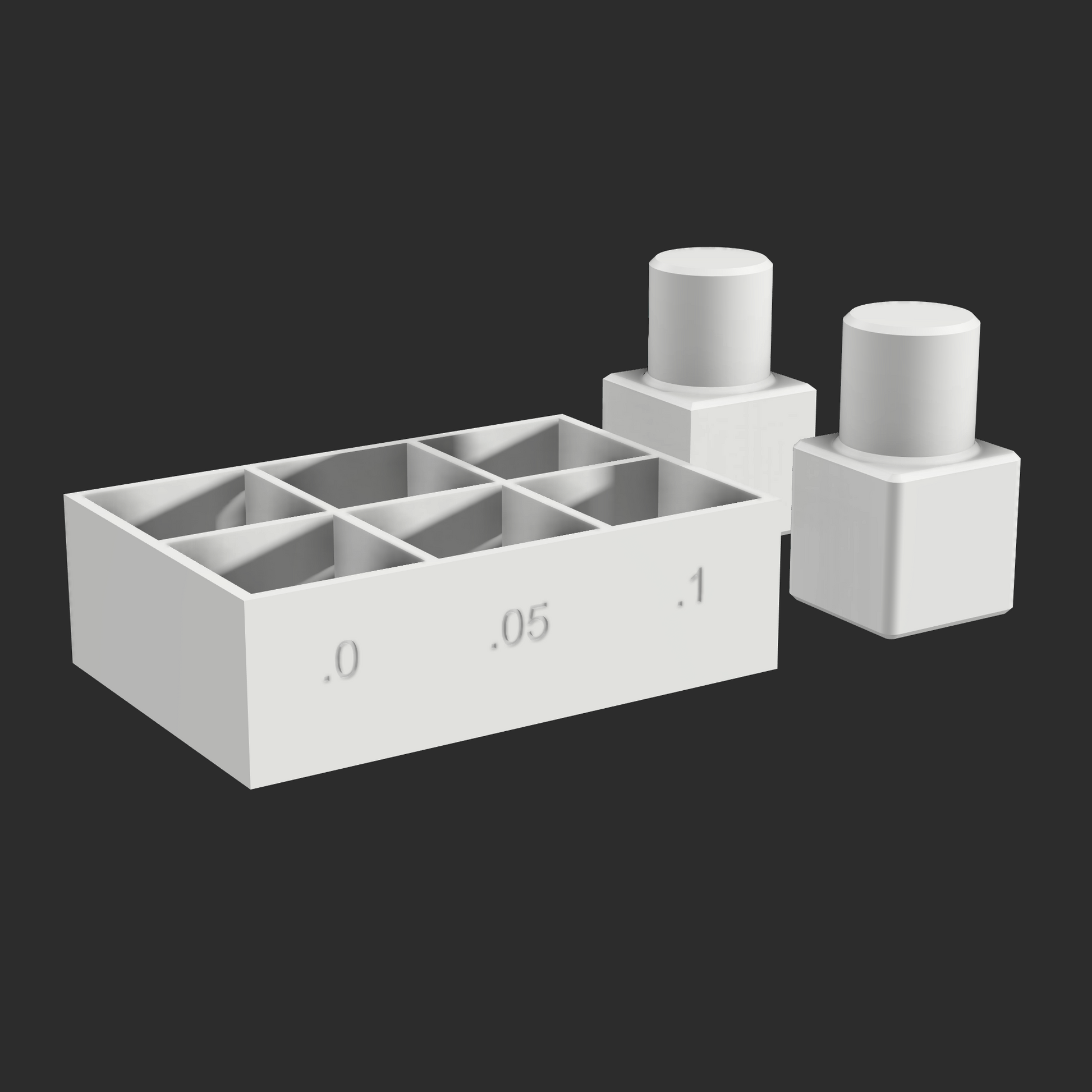 3d Printer Rectangular Plug Design Dimensional Accuracy Test For 3D Printers - Box and Plug – AMSERV 3D